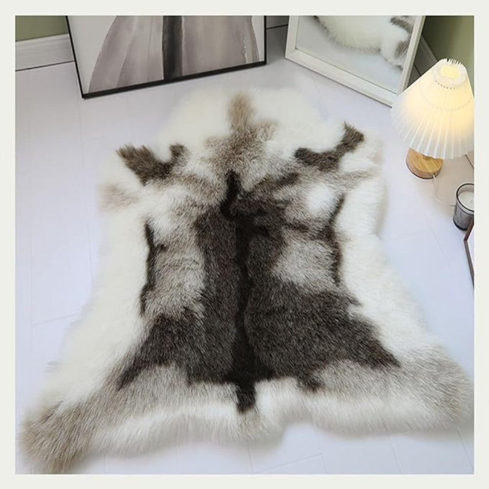 Acrylic Luxurious Faux Fur Rug — product in use