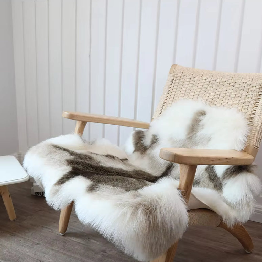 Acrylic Luxurious Faux Fur Rug — product detail view