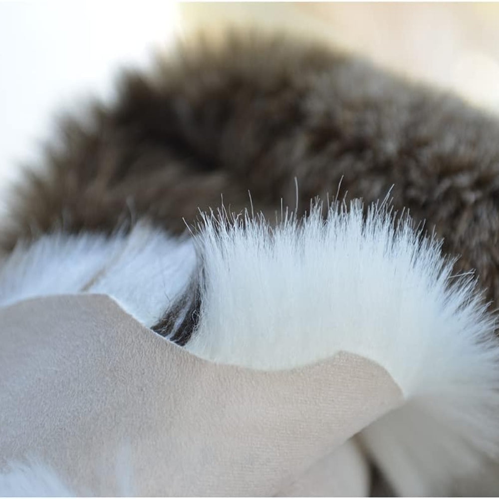Acrylic Luxurious Faux Fur Rug — alternate angle view