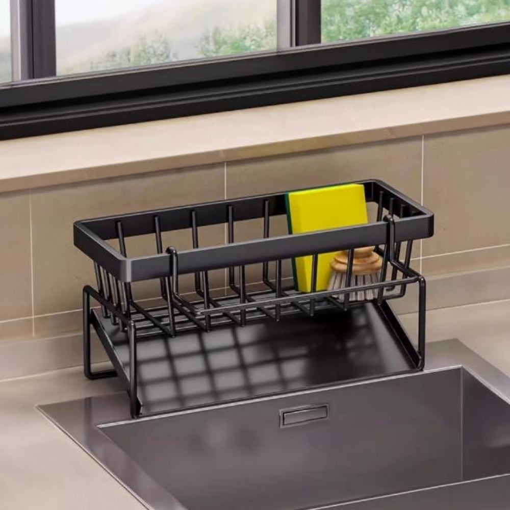 All-in-One Sponge Soap Cloth Self-Draining Rack — product close-up