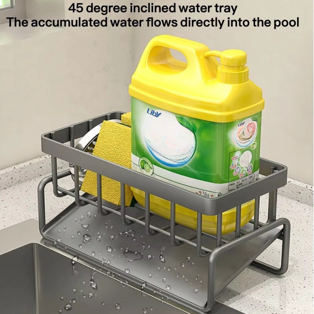 All-in-One Sponge Soap Cloth Self-Draining Rack — additional view