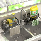 All-in-One Sponge Soap Cloth Self-Draining Rack — product detail view