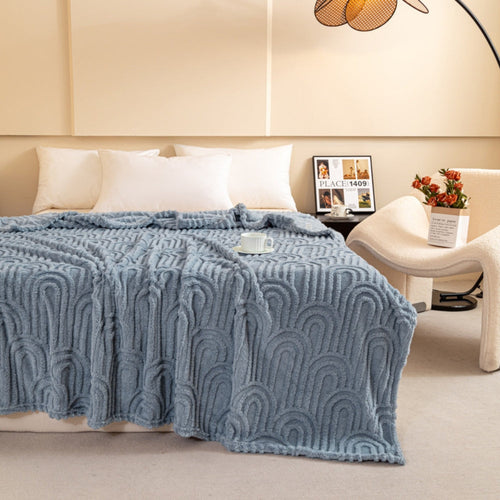 Almira Roman Luxe Soft Plush Blanket — product detail view