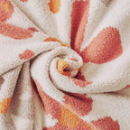Alvian Floral Soft Knit Throw Blanket — product feature detail