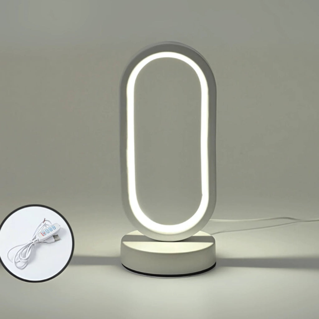 Ambient Oval Arc LED Lamp — alternate angle view