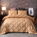 Amore Luxury Pinch Pleat Quilt Cover Set — additional view