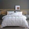 Amore Luxury Pinch Pleat Quilt Cover Set — lifestyle shot