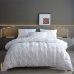 Amore Luxury Pinch Pleat Quilt Cover Set — lifestyle shot