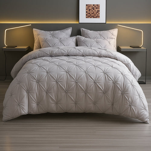 Amore Luxury Pinch Pleat Quilt Cover Set — main product photo