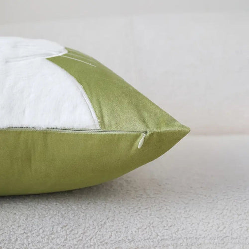 Appliqué Easter Bunny Cushion Cover — product detail view