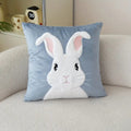 Appliqué Easter Bunny Cushion Cover — product feature detail