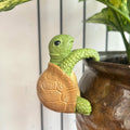Arden Hanging Turtle Resin Pot Ornament — lifestyle shot