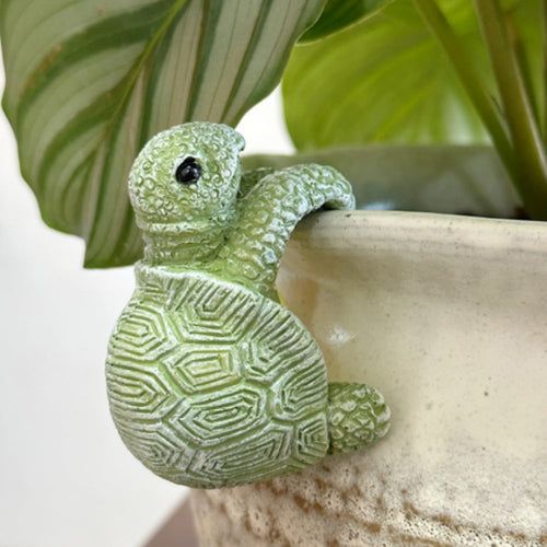 Arden Hanging Turtle Resin Pot Ornament — main product photo
