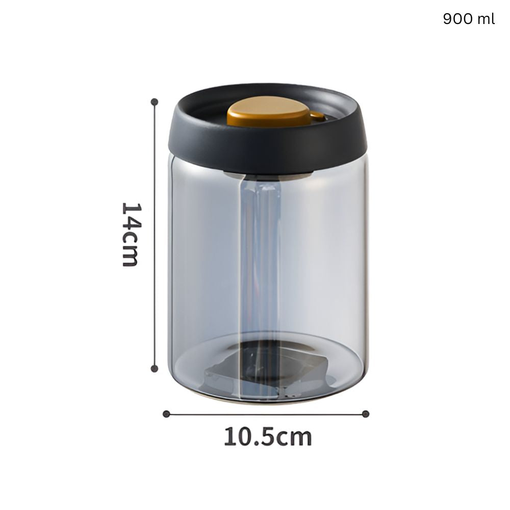 Aroma Vaccum Coffee Canister — product feature detail