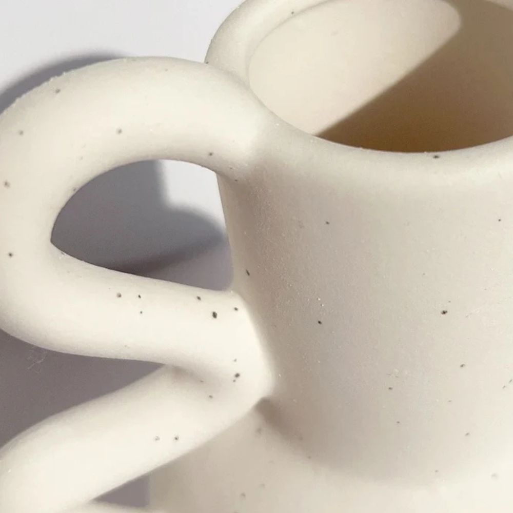 Art Deco Ceramic Vase — alternate angle view