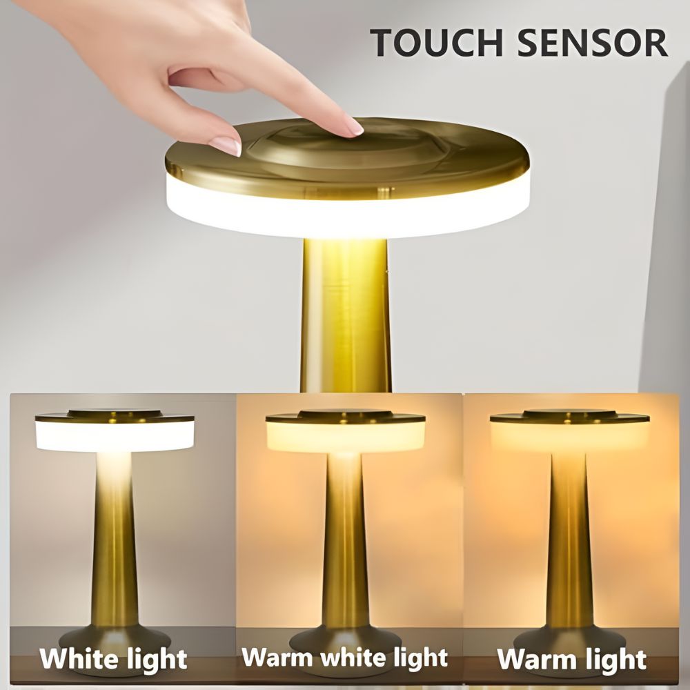 Aura Dome Cordless Table Lamp — alternate angle view