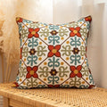 Aurae Embroidered Vintage Cushion Cover — alternate angle view