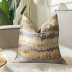 Auric Gilded Luxury Cushion Cover — material texture close-up