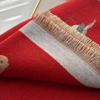 Aviary Breathable Bird Jacquard Shawl — product close-up
