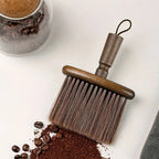 Barista Wooden Cleaning Brush — product in use