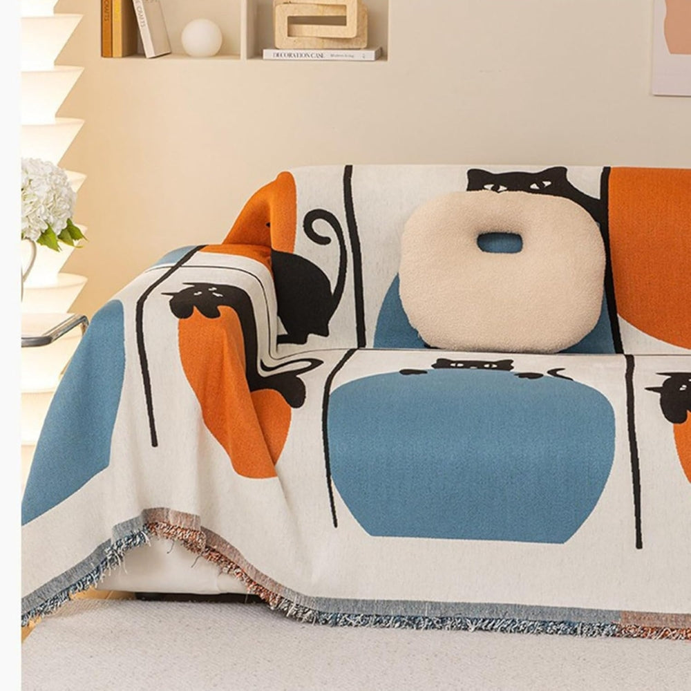 Bellavue Catwalk Woven Sofa Cover — product close-up
