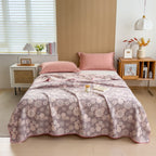 Reverie Floral Cotton Gauze Blanket — main product photo