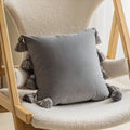 Bohemian Pompom Cushion Cover — product feature detail