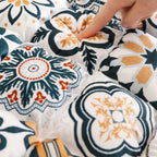 Bohemian Printed Quilted Sofa Cover — additional view