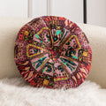 Boho Round Seat Cushion — alternate angle view