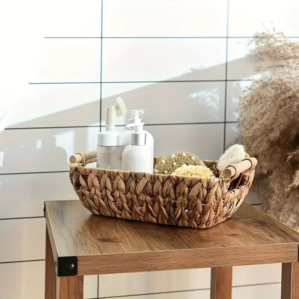 Boho Tidy Woven Storage Basket — main product photo