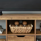 Boho Tidy Woven Storage Basket — lifestyle shot