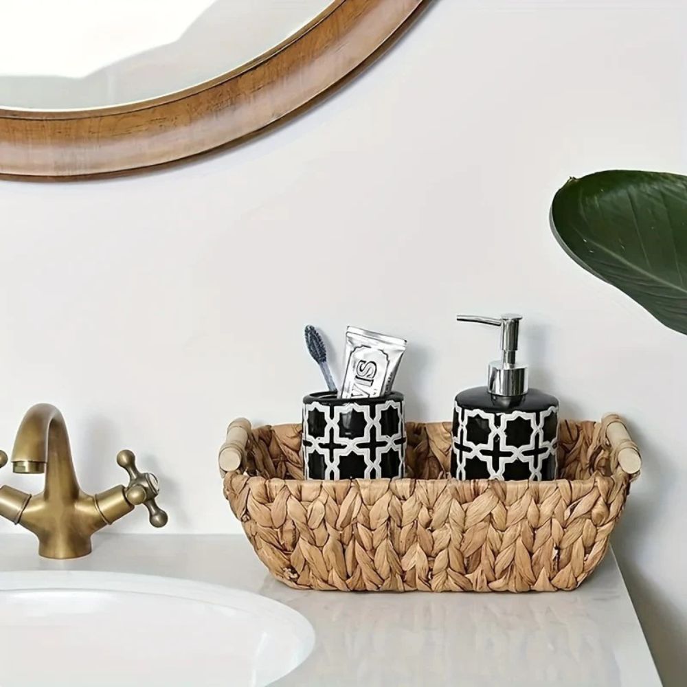 Boho Tidy Woven Storage Basket — additional view