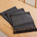 Boho Woven Dining Table Runner — alternate angle view