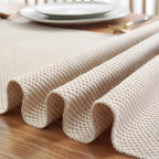 Boho Woven Dining Table Runner — product in use