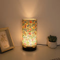 Botanical Floral Fabric Lighting Table Lamp — alternate angle view