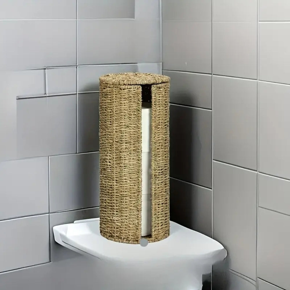 Braided Rope Toilet Paper Holder — product close-up