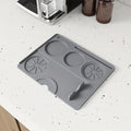 Espresso Brew Base Silicone Tamper Mat — product in use