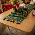 Tapestry Botanical Holiday Table Runner — lifestyle shot