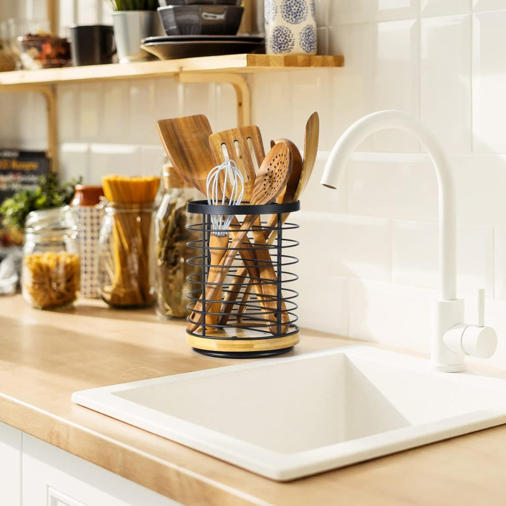 Brunn Kitchen Utensil Holder Organiser — product in use