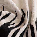 Brushstroke Vertical Pattern Chenille Sofa Cover — additional view