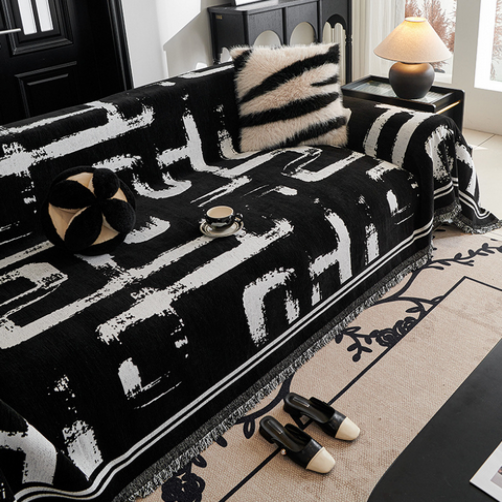 Brushstroke Art Sofa Cover — main product photo