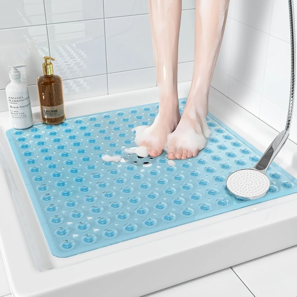 Bath Safety Non Slip Suction Mat — product in use