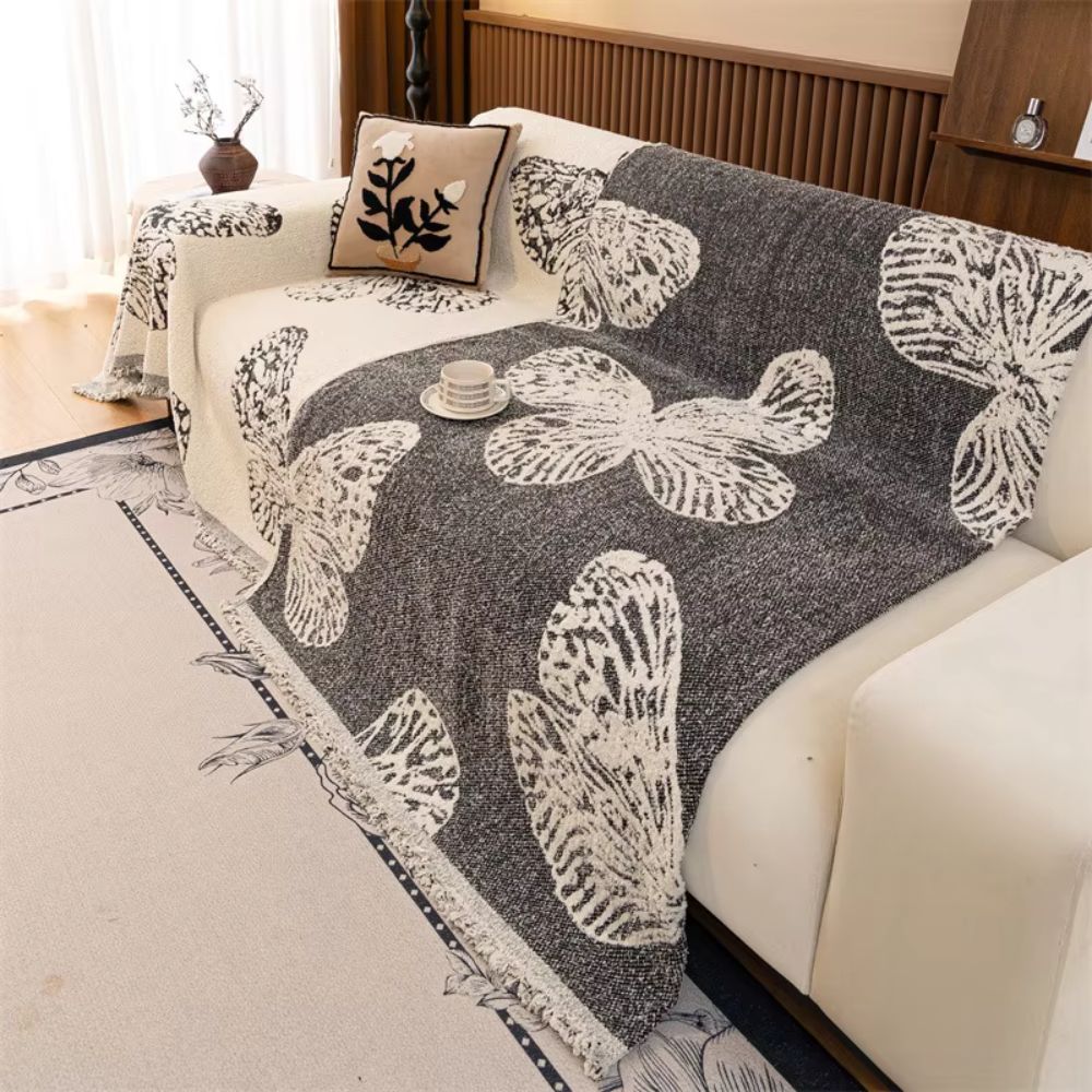 Butterfly Loom Sofa Cover — product in use