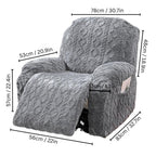 Jacquard Stretch Recliner Sofa Cover — product feature detail