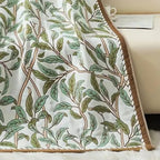 Floral Cotton Bath Towel — product detail view