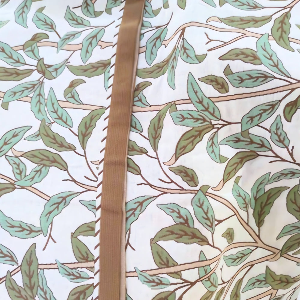 Floral Cotton Bath Towel — product in use