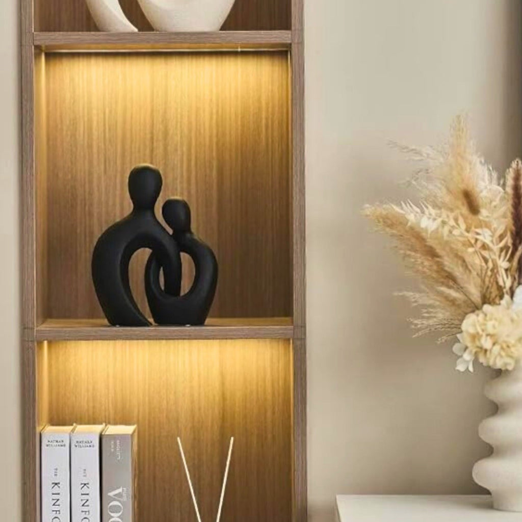 Embrace Form Modern Abstract Couple Statue — product in use