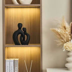 Embrace Form Modern Abstract Couple Statue — product in use