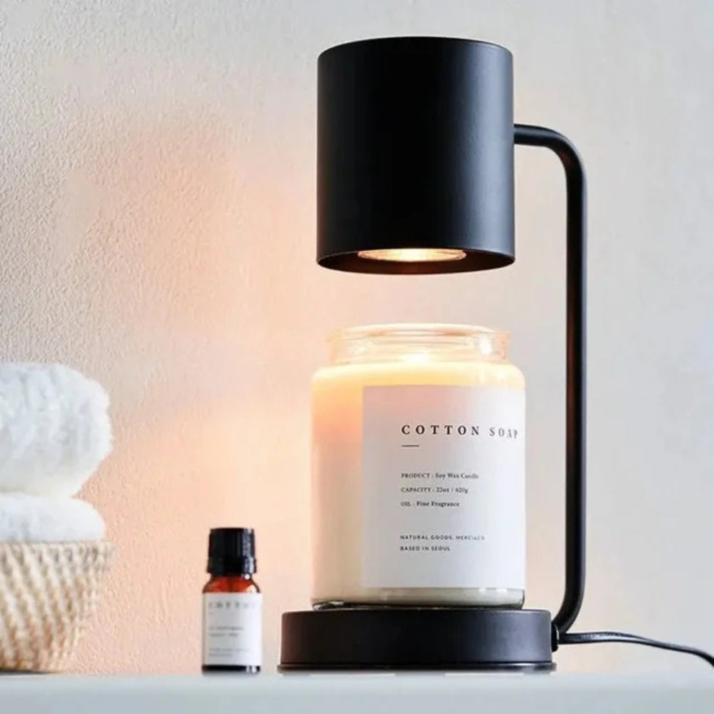 Calla Nordic Lamp Style Candle Warmer — product in use