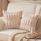 Calm Weave Plush Cushion Cover — product in use